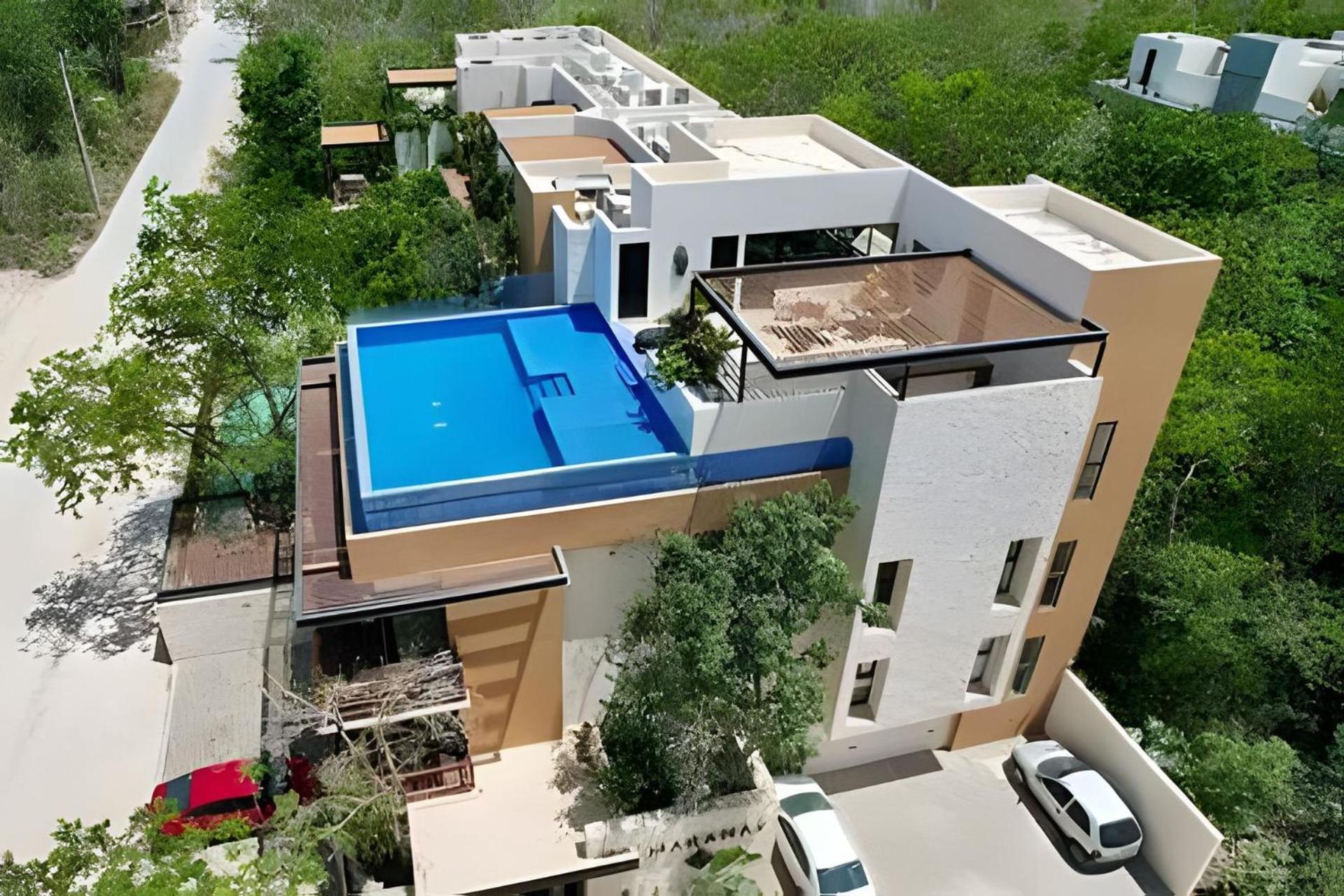 Suit Next To The Common Top Roof Exclusive Building Kingsize Bed 2 Super Pools, Gym, Grill Tulum Luaran gambar