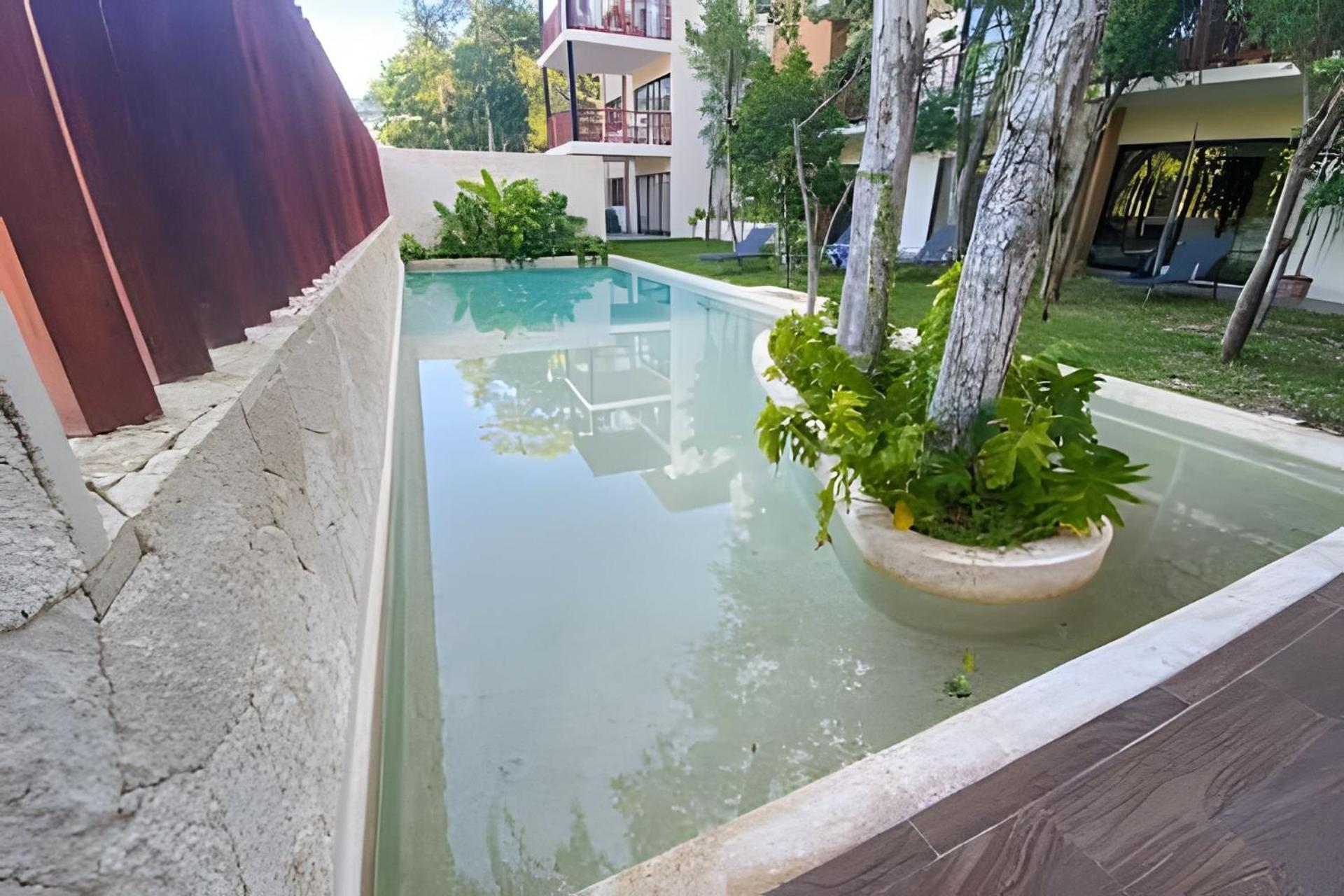 Suit Next To The Common Top Roof Exclusive Building Kingsize Bed 2 Super Pools, Gym, Grill Tulum Luaran gambar