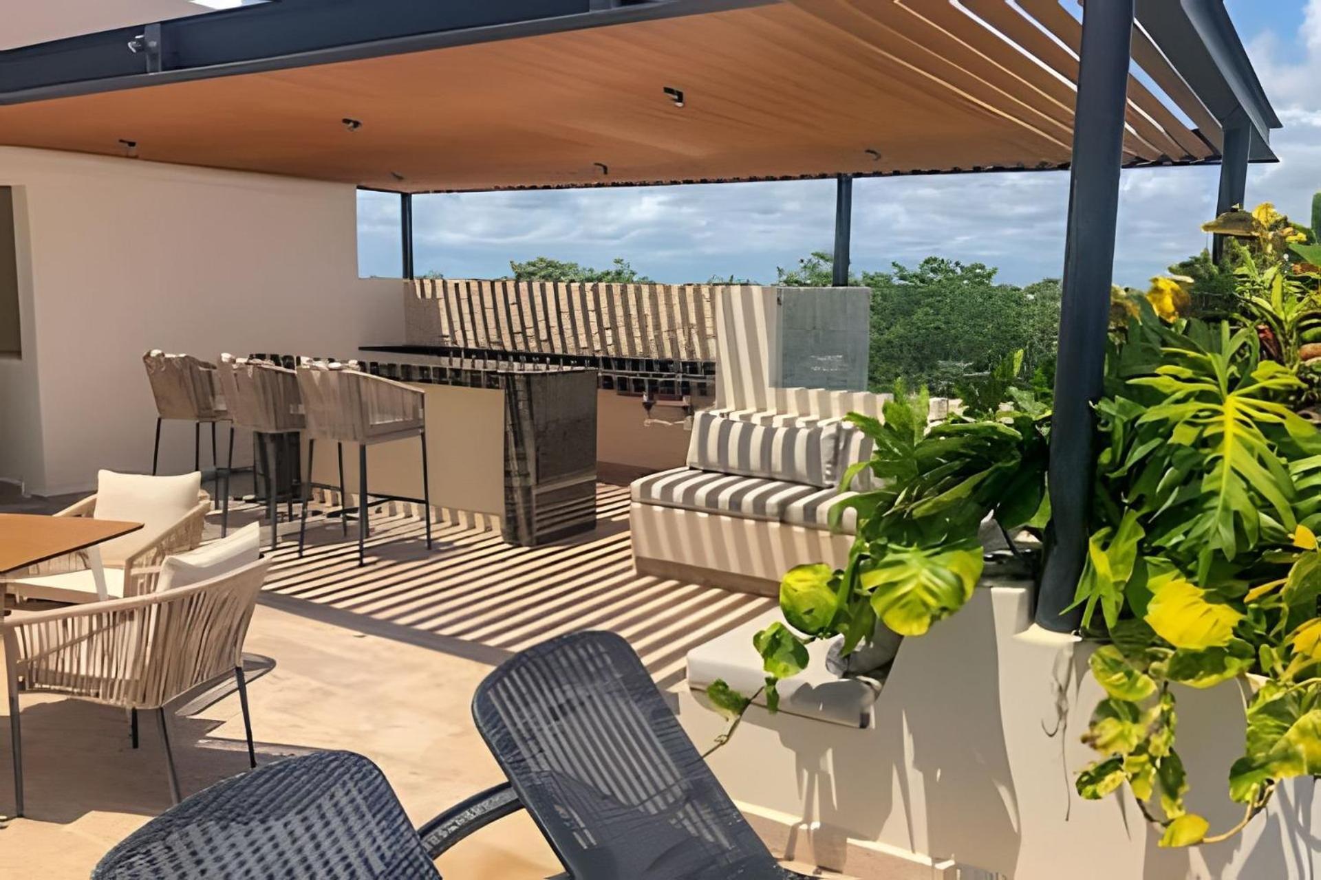 Suit Next To The Common Top Roof Exclusive Building Kingsize Bed 2 Super Pools, Gym, Grill Tulum Luaran gambar