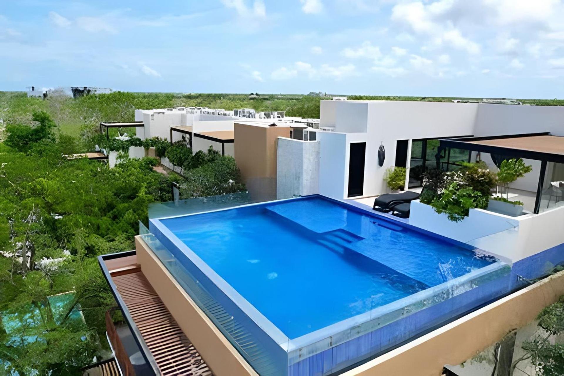 Suit Next To The Common Top Roof Exclusive Building Kingsize Bed 2 Super Pools, Gym, Grill Tulum Luaran gambar