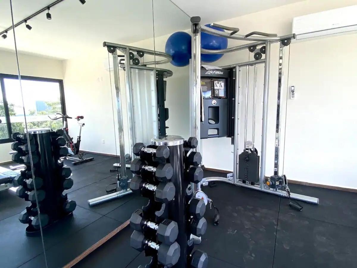 Suit Next To The Common Top Roof Exclusive Building Kingsize Bed 2 Super Pools, Gym, Grill Tulum Luaran gambar
